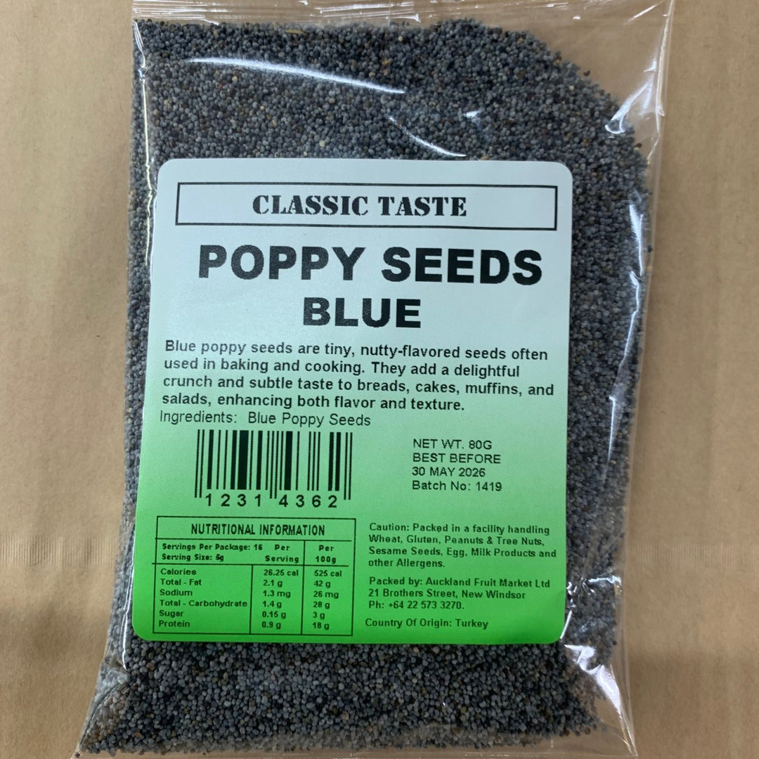 Poppy Seed Blue Classic Taste 80g