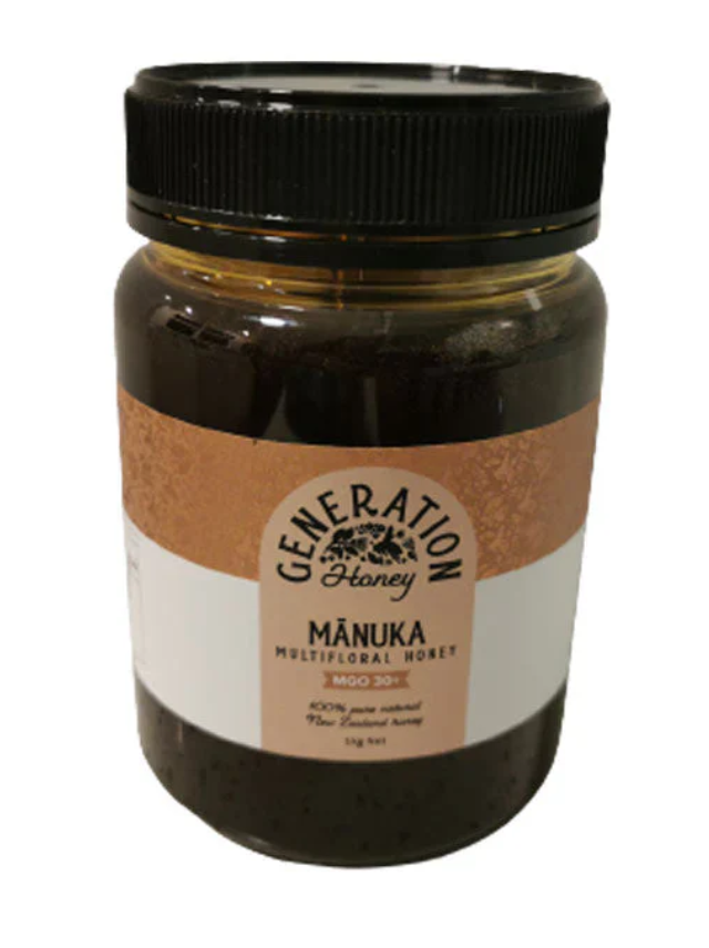 Honey Manuka Multifloral 1kg Liquid 30+ Generation Honey*