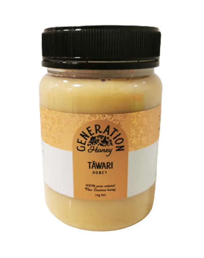 Honey Tawari Creamed 1kg - Generation Honey*