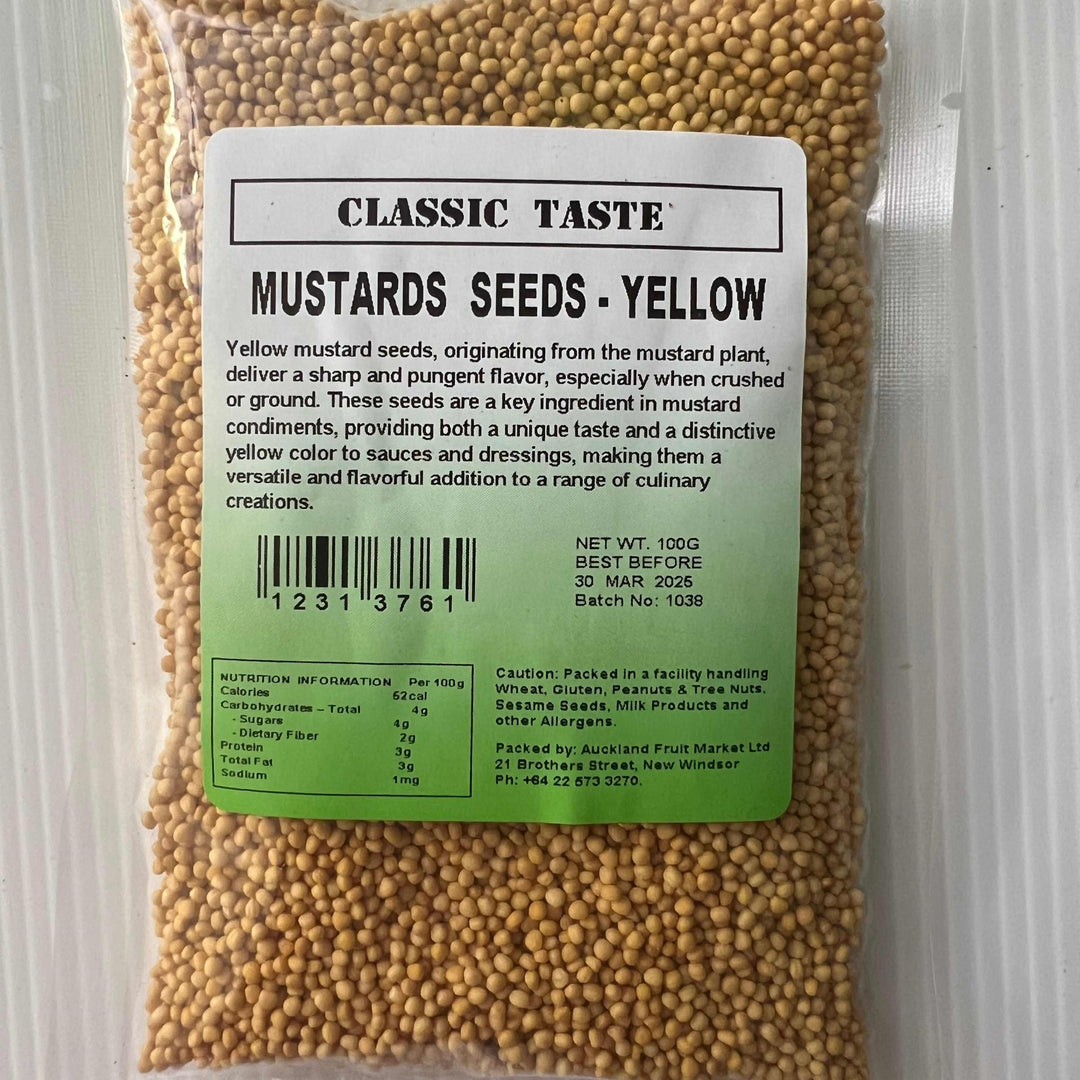 Mustard Seed Yellow Classic Taste 100g