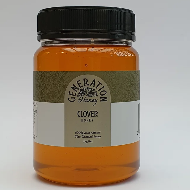 Honey Clover 1kg Liquid - Generation Honey