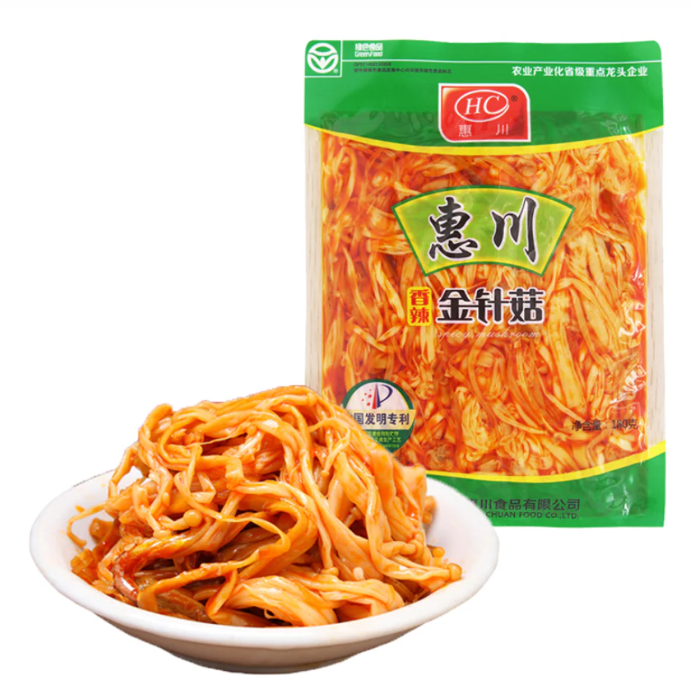 Mushroom pickled spicy enoki Hc 180g