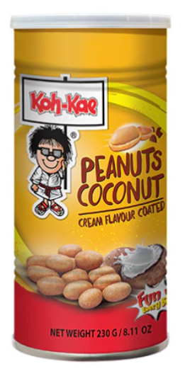Peanuts Coconut Cream Flavoured Koh Kae 230g