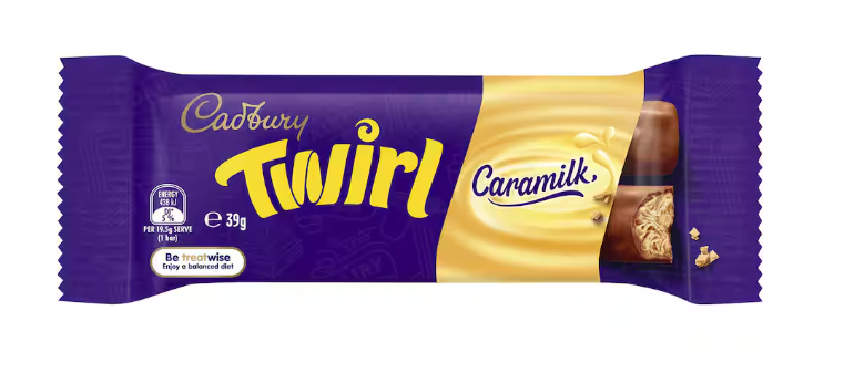 Chocolate Caramilk Twirl Cadbury 39g
