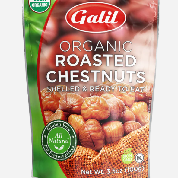 Chestnuts Organic Roasted Galil 100g
