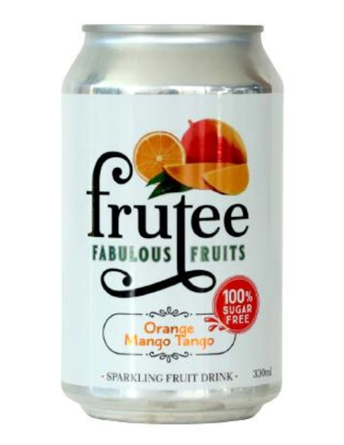 Frutee Sparkling Fruits Orange and Mango 330ml