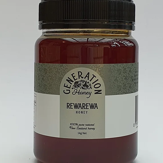 Honey Rewarewa 1kg Liquid - Generation Honey