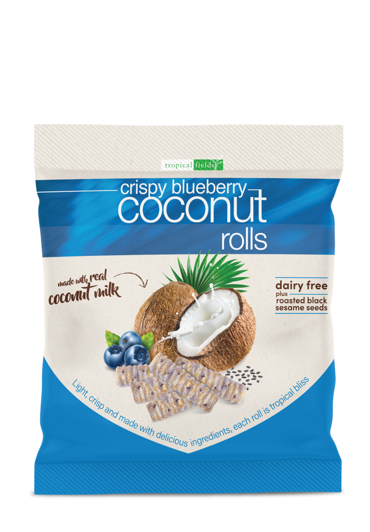 Coconut Rolls Blueberry Tropical Fields 15g