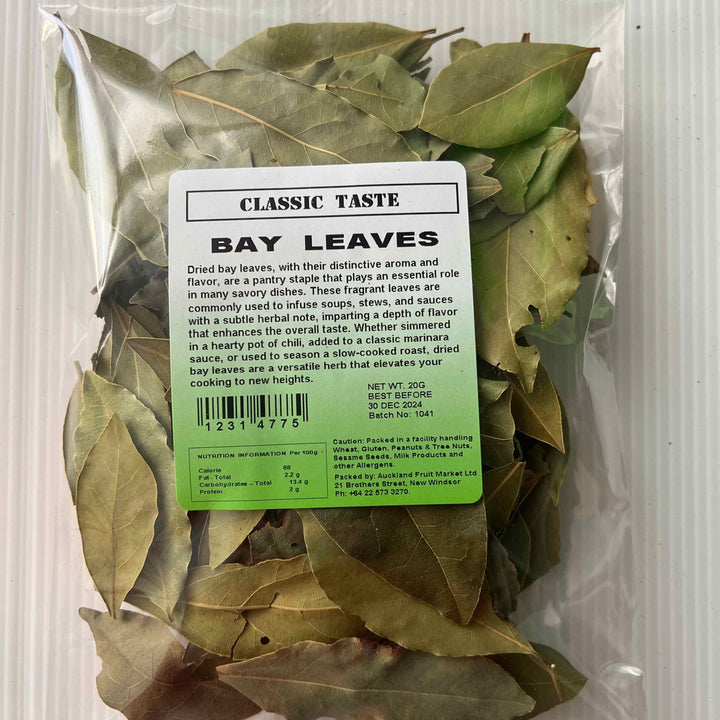 Bay Leaves Dried Classic Taste 20g