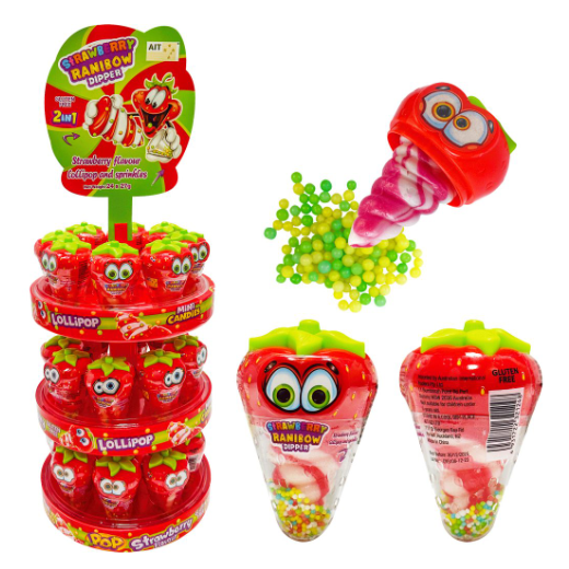 Candy Lollipop Rainbow Dipper 27g