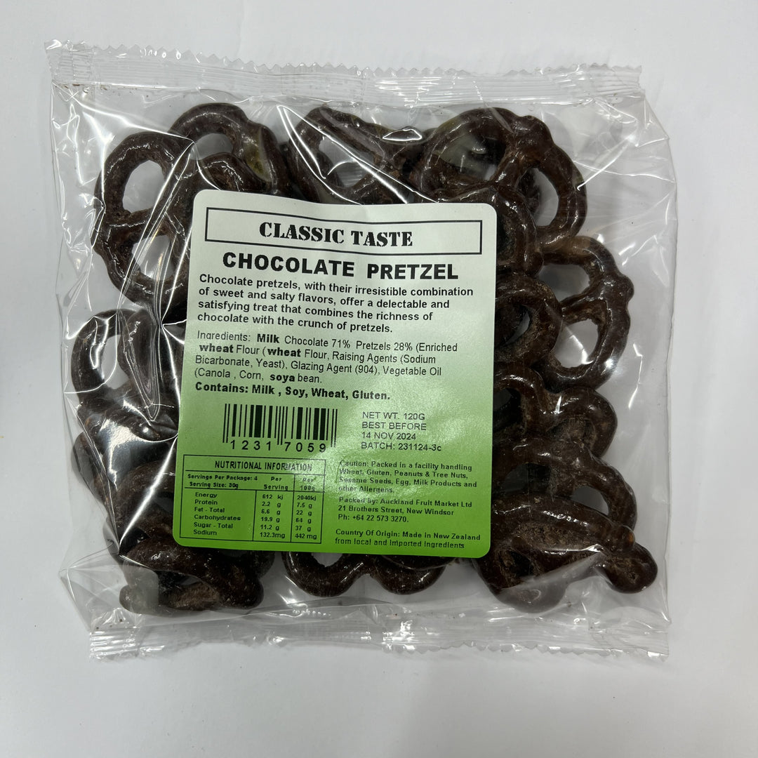 Chocolate Pretzels Classic Taste 120g