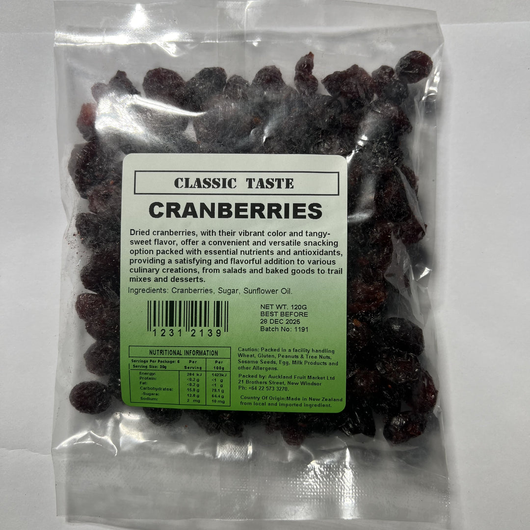 Cranberries Classic Taste 120g