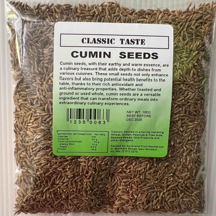 Cumin Seed Whole Classic Taste 100g