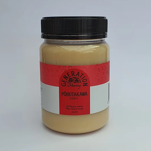 Honey Pohutukawa Creamed 1kg - Generation Honey