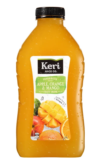 Juice Apple Orange & Mango Fruit Drink Keri 1l