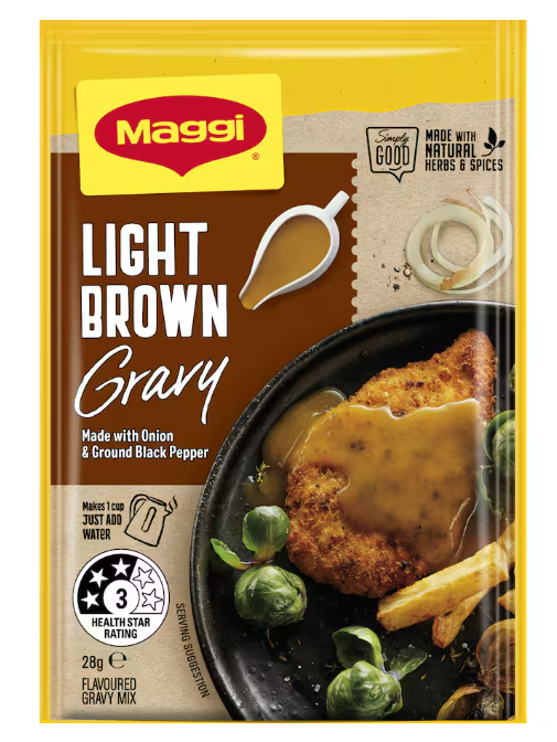 Gravy Mix Lite Brown Maggi instant 28g*