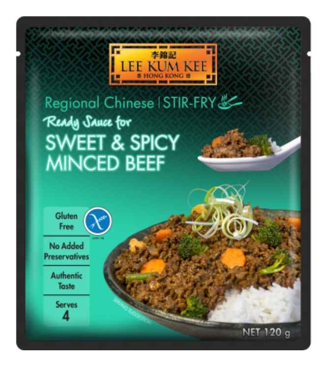 Sauce Simmer Sweet & Spicy Minced Beef Lee Kum Kee 120g*