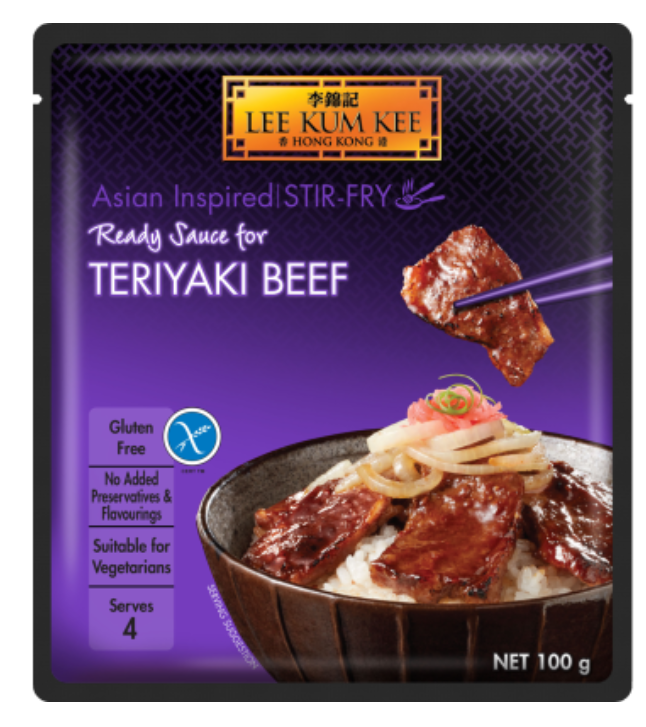 Sauce Simmer Teriyaki Beef Lee Kum Kee 120g*