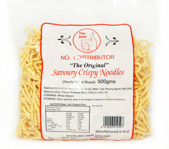 Noodle Savoury Crispy Mr No1 500g*