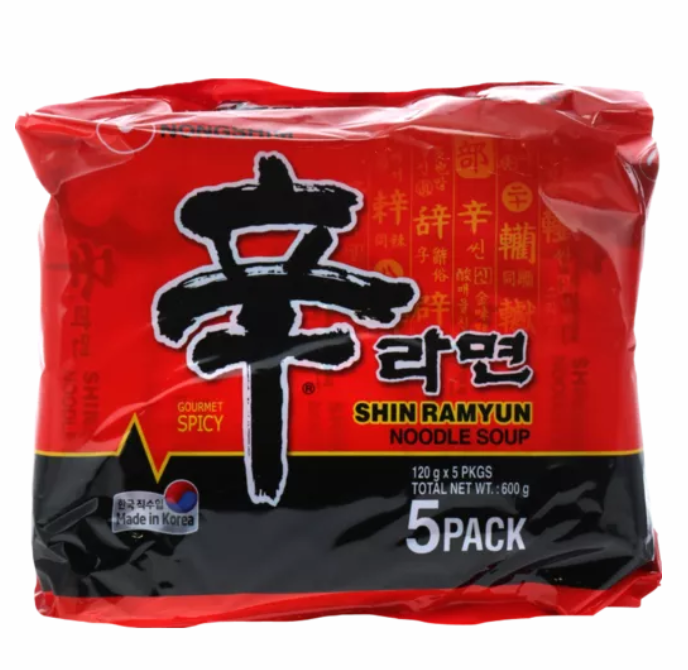 Noodle Shin Nongshim 5 x 120g*