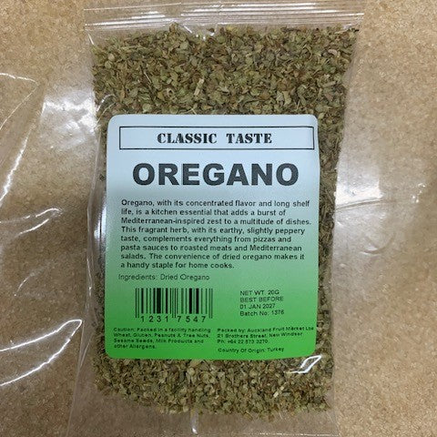 Oregano Leaves Classic Taste 20g