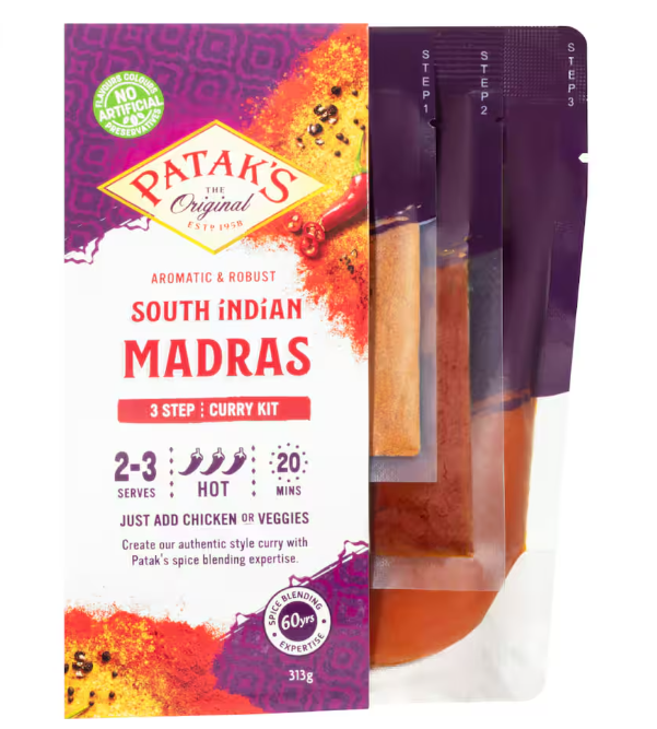 Curry Kit Madras Pataks 315g Fruit World Fruit World New Lynn