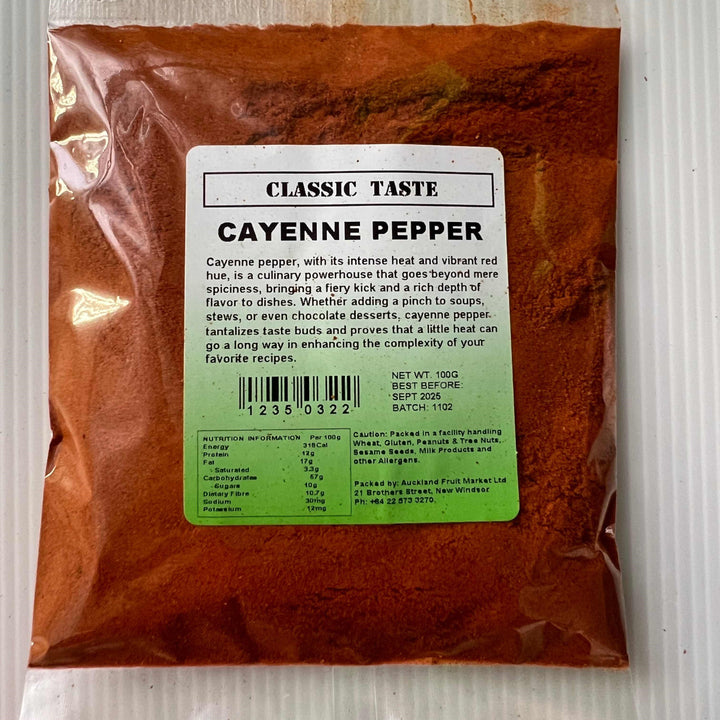 Cayenne Pepper Classic Taste 100g