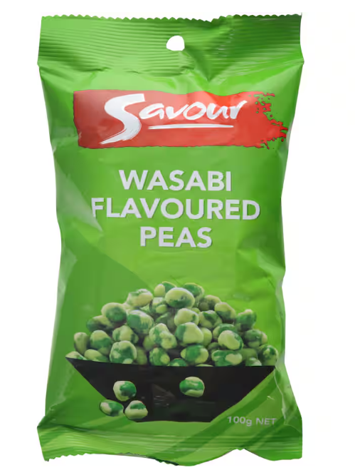 Peas Wasabi Flavoured Savour Snacks 100g*