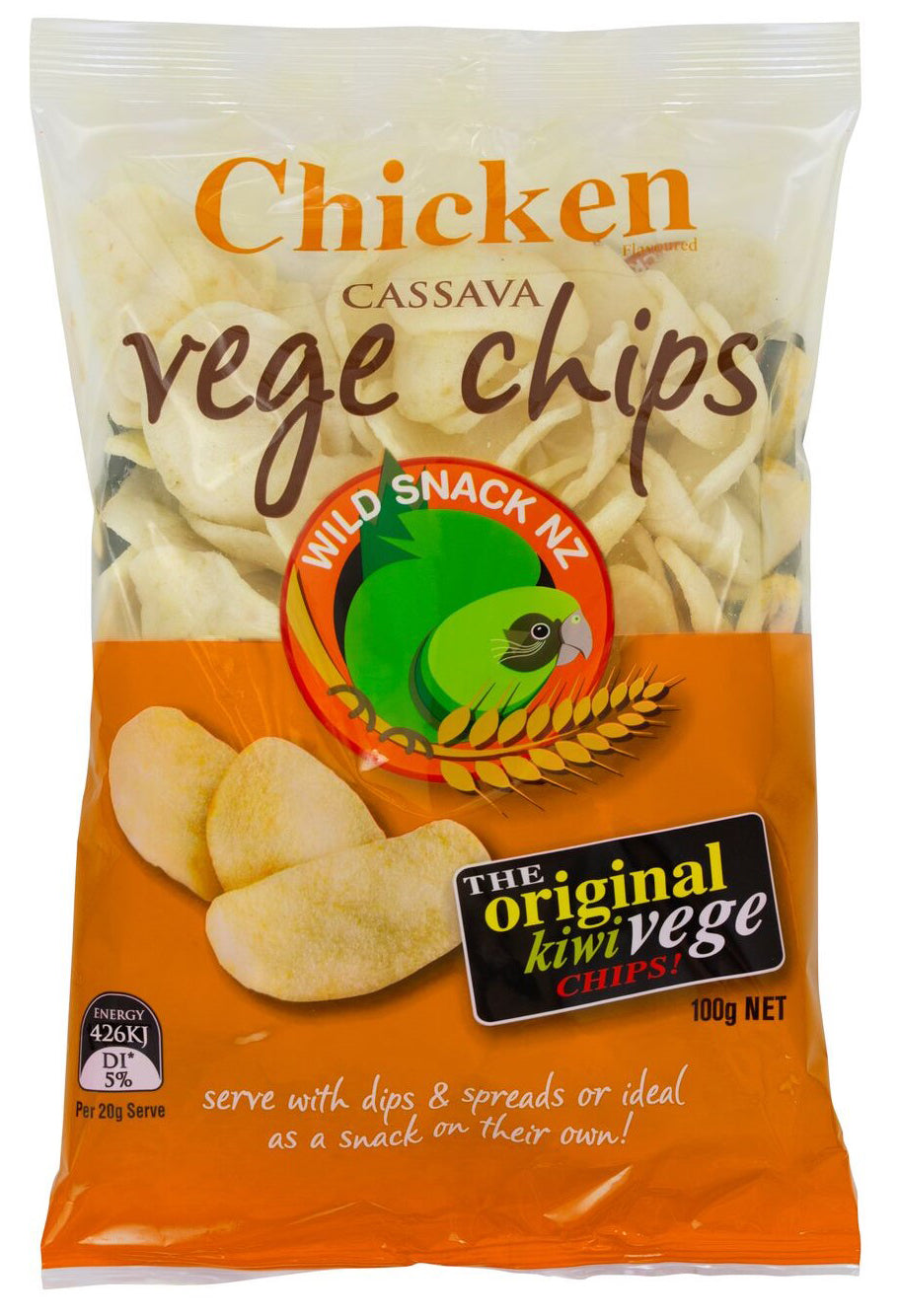 Chips Cassava Chicken Cassava Vege 100g*