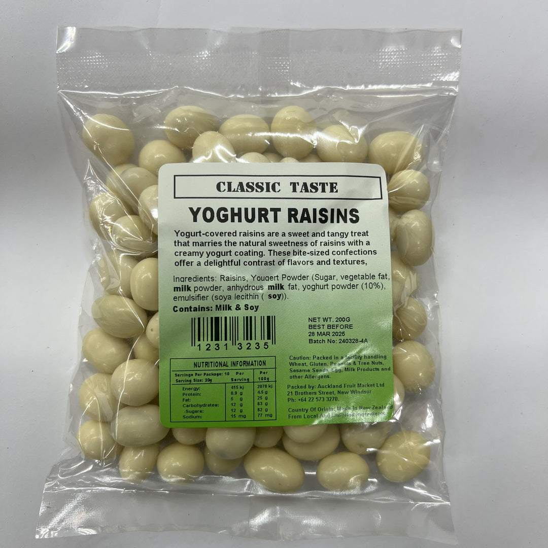 Yoghurt Raisins Classic Taste 150g
