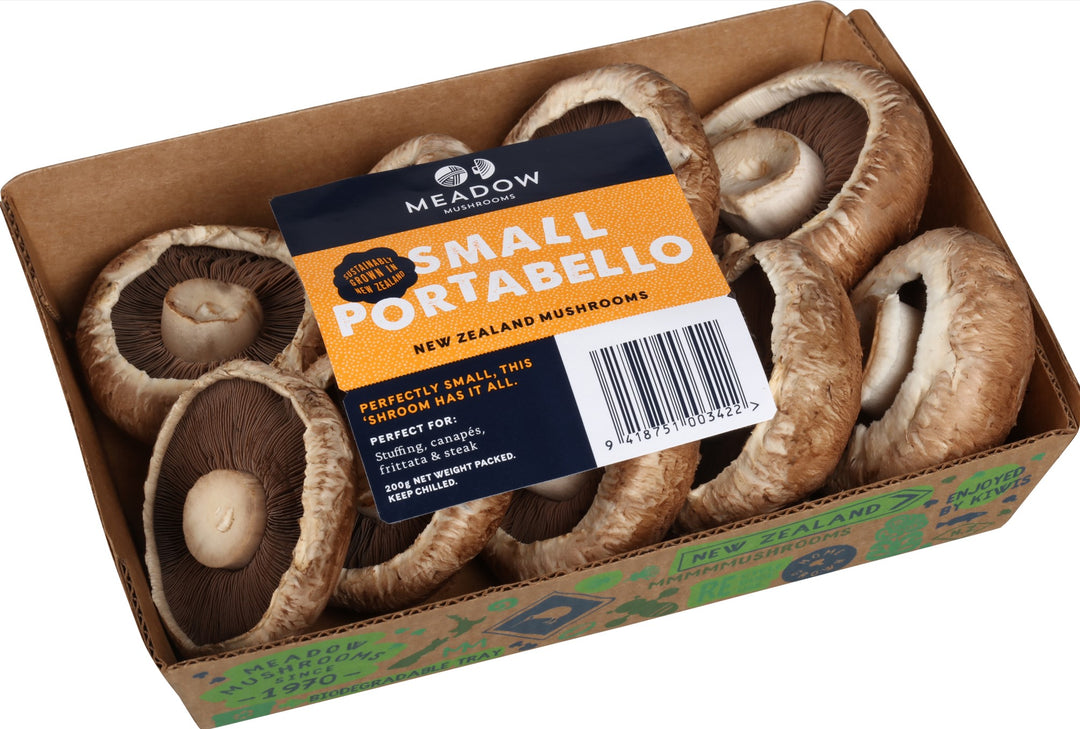 Mushrooms Flat Portabello 200gm Tray NZ
