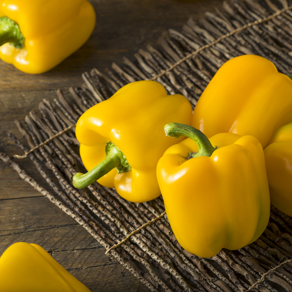 Capsicums Yellow Large  x2