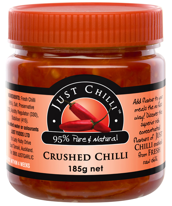 Chilli Crushed Just Foods 185g