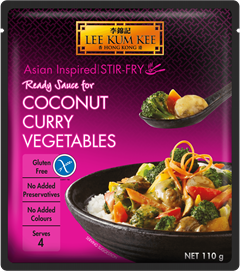 Sauce Simmer Coconut Curry Vegetables Lee Kum Kee 120g