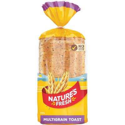 Nature's Fresh Multigrain Toast Bread 700g