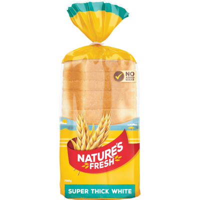 Nature's Fresh White Super Thick Toast Bread 700g