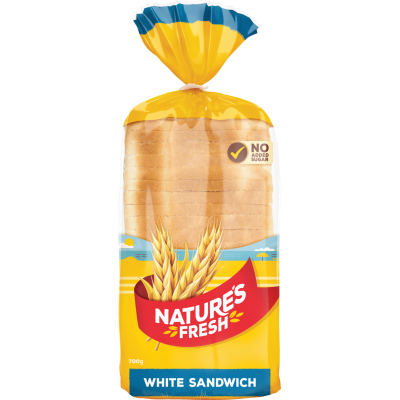 Nature's Fresh White Sandwich Bread 700g