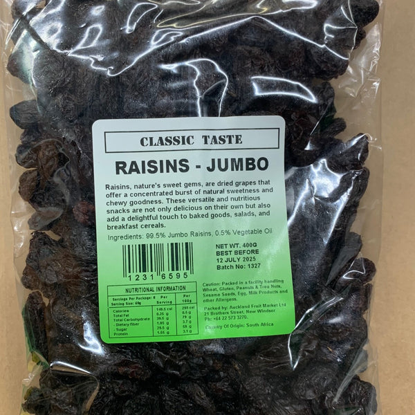 Raisins Jumbo 400g