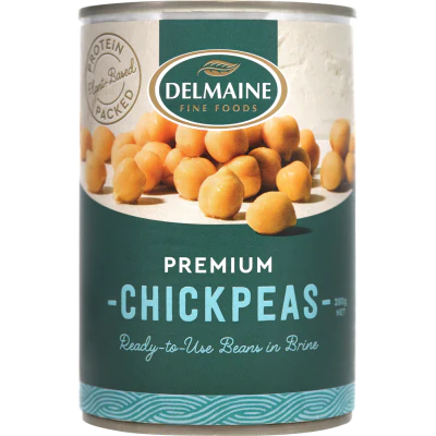 Chickpeas 390g Can Delmaine