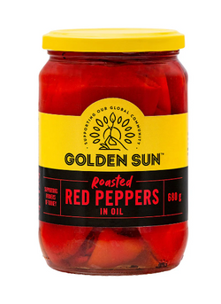 Peppers Red Roasted Golden Sun 680g