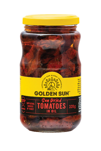 Tomatoes Sun Dried in Oil Golden Sun 320g