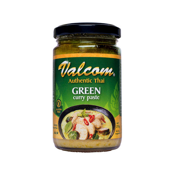 Paste Curry Green Valcom 210g