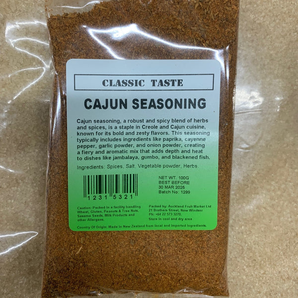 Seasoning Cajun 100g