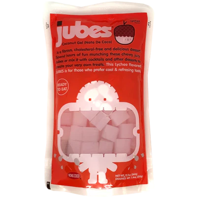 Jubes Lychee Nata de Coco 360g