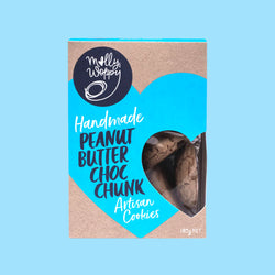 Cookies Peanut Butter Choc Chunk Molly Wolly 185g