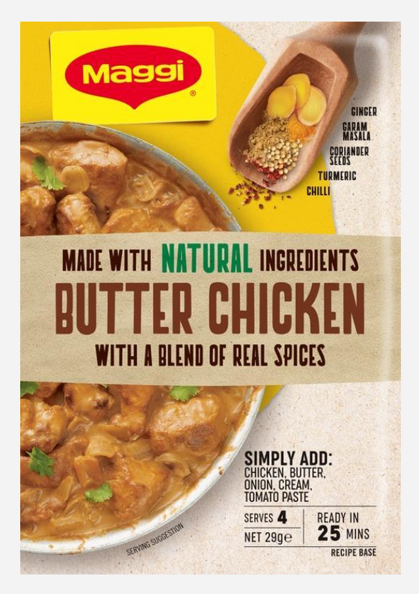 Recipe Base Butter Chicken Maggi 29g