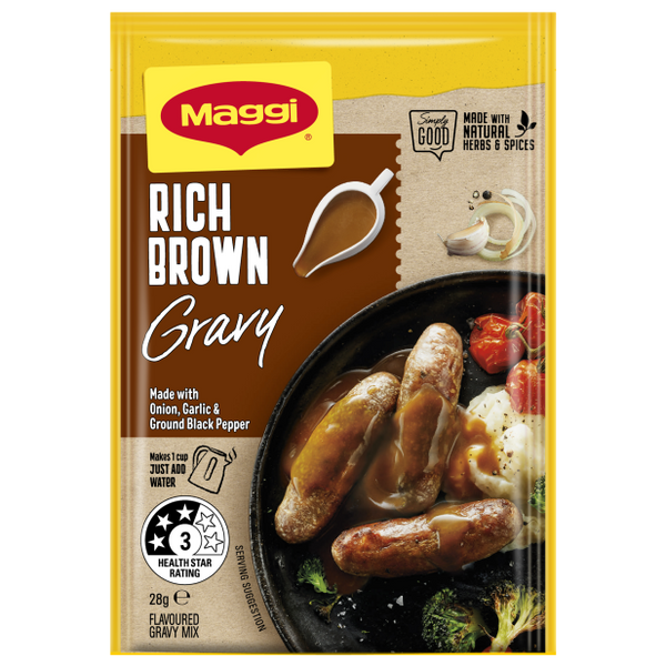 Gravy mix rich brown 28g Maggi instant