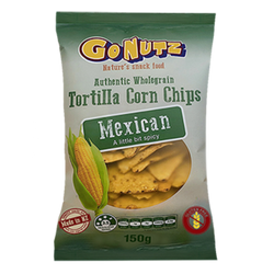 Chips Mexican Tortilla Corn Go Nuts 150g