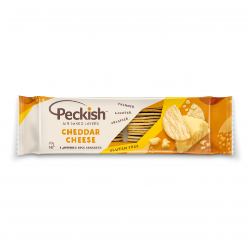 Crackers Peckish Cheddar Cheese 90g