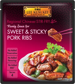 Sauce Simmer Sweet & Sticky Pork Ribs Lee Kum Kee 120g